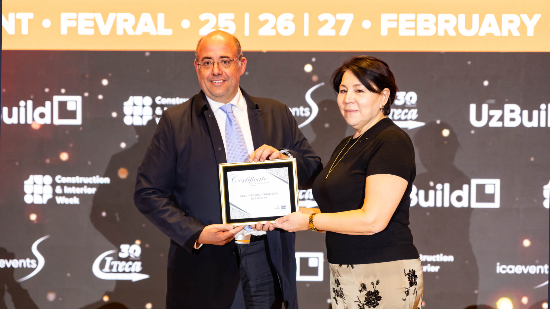 CAEx Uzbekistan received a certificate from Iteca Exhibitions