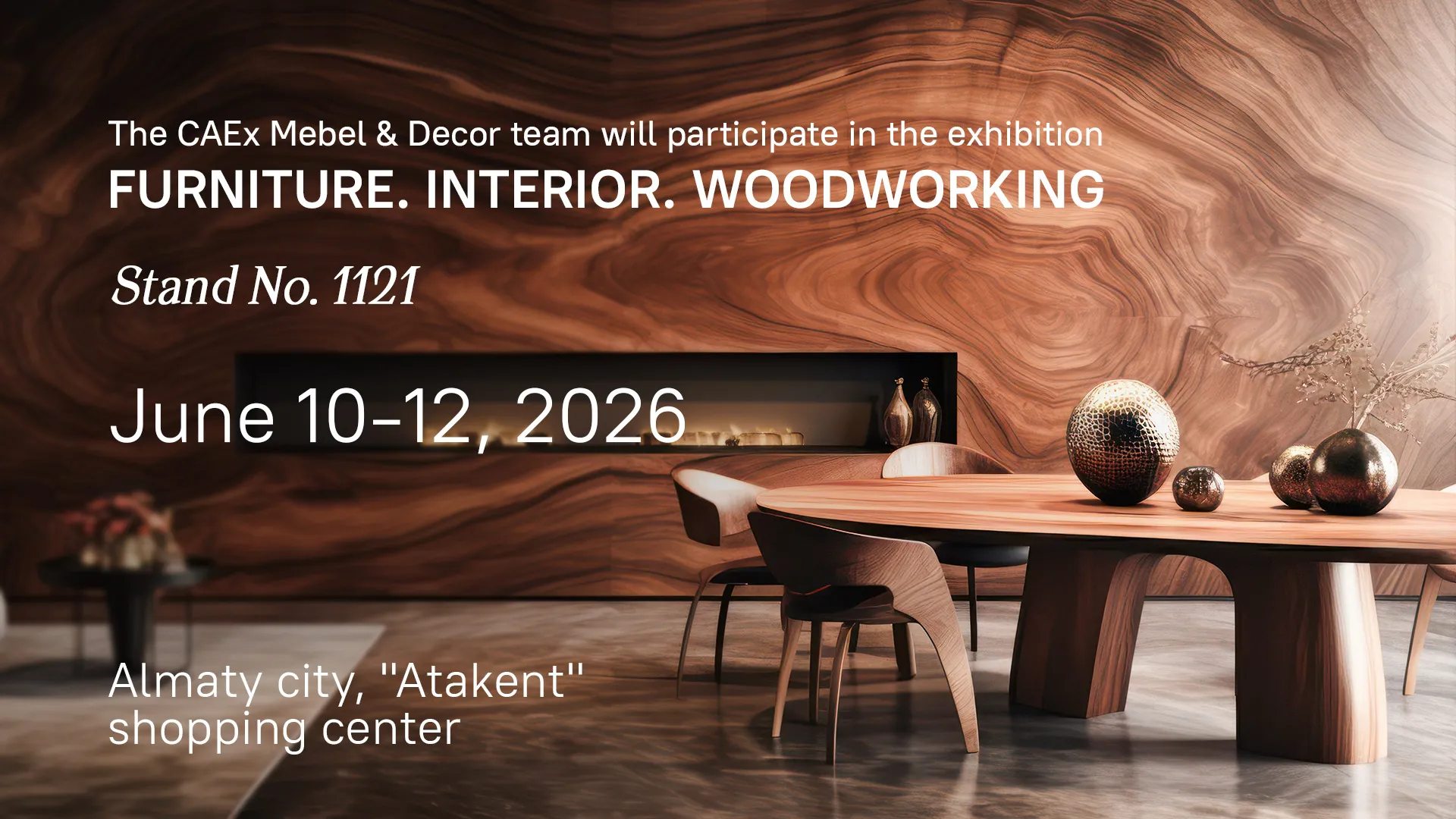 The CAEx Mebel & Decor Team Will Participate in Kazakhstan’s Largest Furniture Exhibition