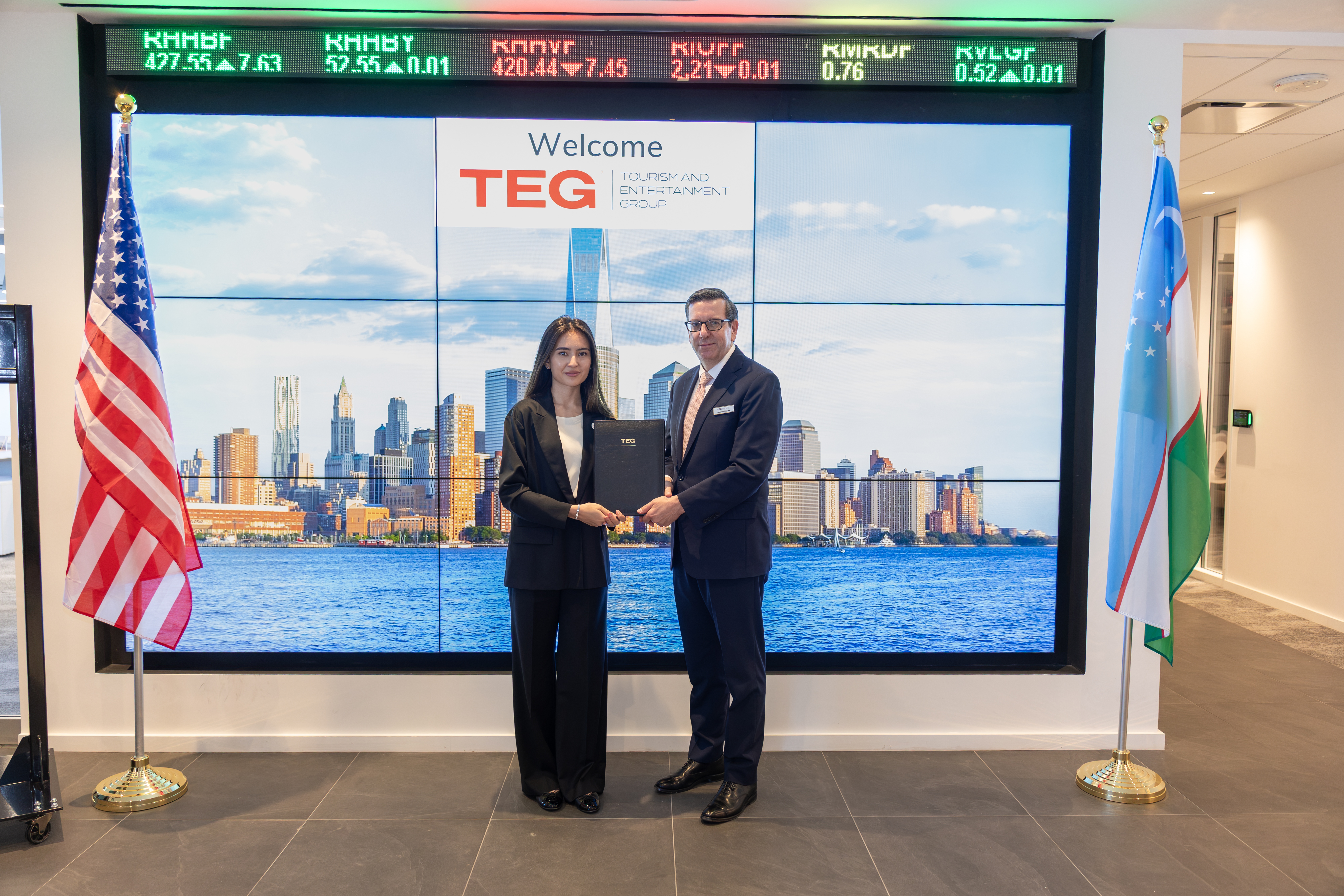 Uzbekistan Hospitality Group TEG Completes U.S. Business Combination